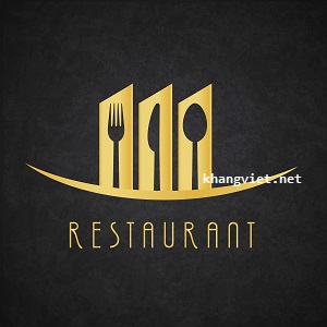 Mẫu logo nhà hàng, quán ăn, quán bar, quán cafe
